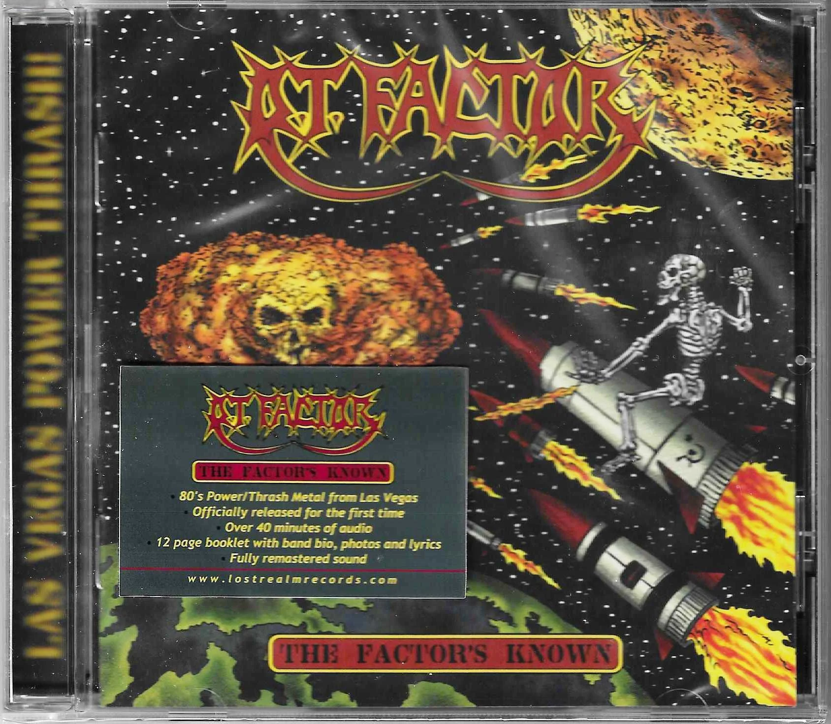 O.T. FACTOR – The Factor's Known CD — Electric Shock Metal